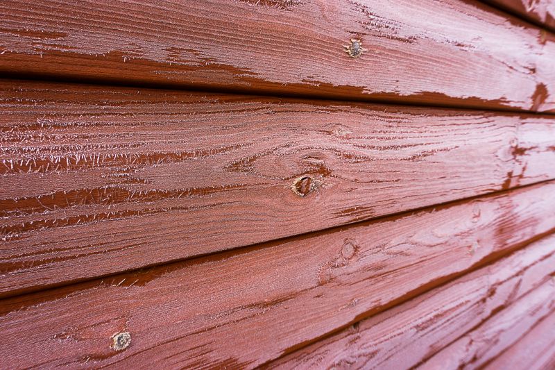 Summer Cedar Siding Installation